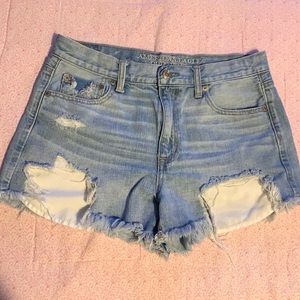American Eagle Hi-Rise Festival shorts